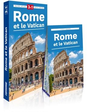 Rome & le Vatican explore guide + atlas + map