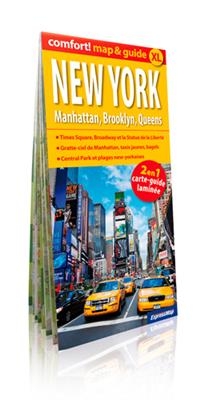 NEW YORK MANHATTAN BROOKLYN (MAP&GUIDEXL -  CARTE LAMINEE