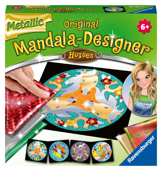Metallic Mandala-Designer Horses