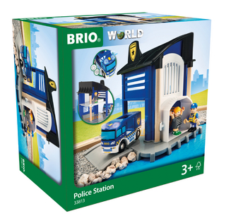 BRIO World - Polizeistation mit Einsatzfahrzeug