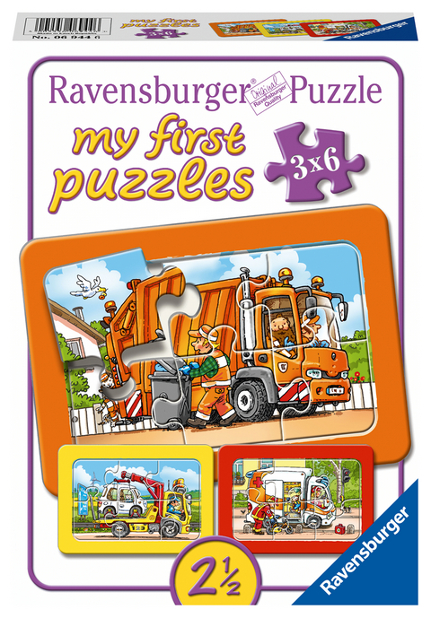 M&uuml;llabfuhr, Krankenwagen, Abschleppwagen