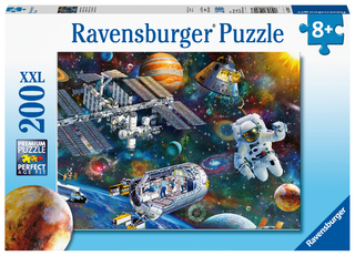 Ravensburger Kinderpuzzle - 12692 Expedition Weltraum - Weltall-Puzzle für Kinder ab 8 Jahren, mit 200 Teilen im XXL-Format