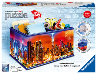 Ravensburger 3D Puzzle 11227 - Aufbewahrungsbox Skyline - 216 Teile - Aufbewahrungsbox für New York Fans ab 8 Jahren