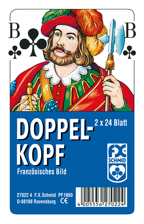 Doppelkopf, Franz&ouml;sisches Bild (Spielkarten)