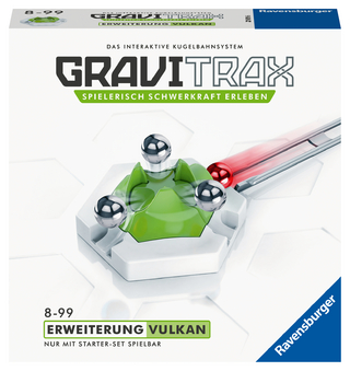 Ravensburger GraviTrax Kugelbahn - Erweiterung Action-Stein Vulkan 27619, für Kinder ab 8 Jahren und Erwachsene