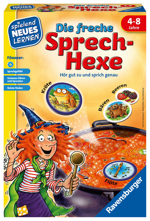 Die freche Sprech-Hexe - Kinderspiel ab 4 Jahre - Gertraud E. Heu&szlig;-Giehrl, Kai Haferkamp