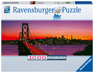 San Francisco, Oakland Bay Bridge bei Nacht