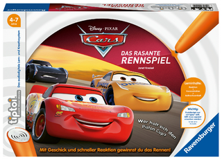 Ravensburger tiptoi Spiel 00021 - Cars - Das rasante Rennspiel - Ein spannendes Autorennen ab 4 Jahren