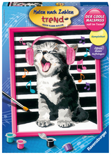 Ravensburger Malen nach Zahlen 28431 - Singing Cat &ndash; ab 12 Jahren