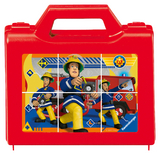 Ravensburger Kinderpuzzle - 07437 Sam, der tapfere Feuerwehrmann - W&uuml;rfelpuzzle mit 6 Teilen, Puzzle f&uuml;r Kinder ab 3 Jahren