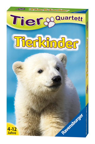 Tierquartett Tierkinder - Kartenspiel ab 4 Jahre