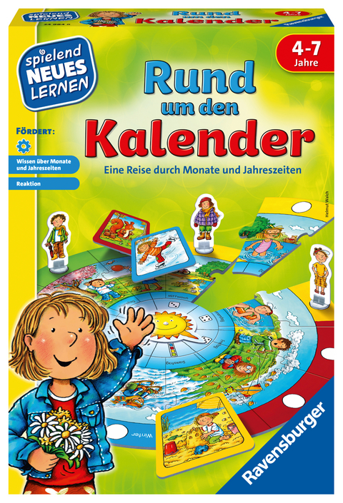 Rund um den Kalender - Kinderspiel ab 4 Jahre - Helmut Walch