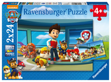 Ravensburger Kinderpuzzle - 09085 Hilfsbereite Sp&uuml;rnasen - Puzzle f&uuml;r Kinder ab 4 Jahren, Paw Patrol Puzzle mit 2x24 Teilen