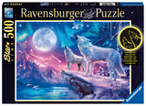 Wolf im Nordlicht (Puzzle)