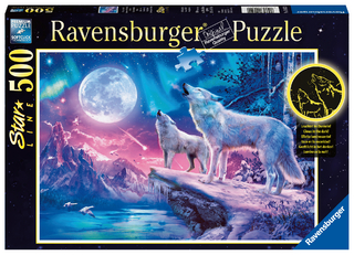 Wolf im Nordlicht (Puzzle)