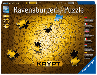 Ravensburger Puzzle 15152 - Krypt Puzzle Gold - Schweres Puzzle für Erwachsene und Kinder ab 14 Jahren, mit 631 Teilen