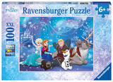 Ravensburger Kinderpuzzle - 10911 Frozen Eiszauber - Disney Frozen-Puzzle f&uuml;r Kinder ab 6 Jahren, mit 100 Teilen im XXL-Format