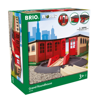 BRIO World - Großer Ringlokschuppen