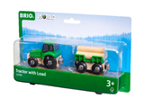 BRIO World - Traktor mit Holz-Anh&auml;nger