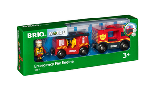BRIO World - Feuerwehr-Leiterfahrzeug mit Licht & Sound