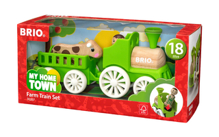 My Home Town Lok mit Kuh-Anhänger