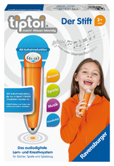 Ravensburger tiptoi Stift 00801 - Das audiodigitale Lern- und Kreativsystem, Lernspielzeug f&uuml;r Kinder ab 3 Jahren - Der Stift mit Aufnahmefunktion
