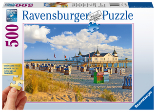Strandkörbe in Ahlbeck (Puzzle)
