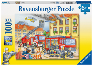 Ravensburger Kinderpuzzle - 10822 Unsere Feuerwehr - Puzzle für Kinder ab 6 Jahren, mit 100 Teilen im XXL-Format