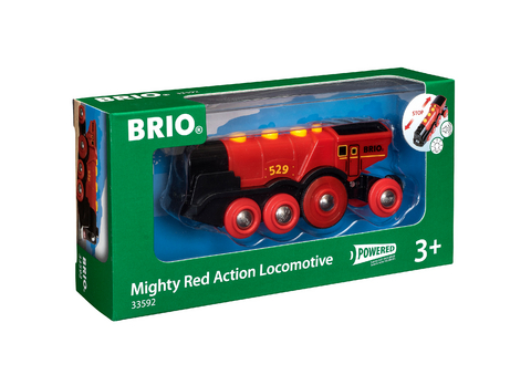 BRIO World - Rote Lola Batterielok