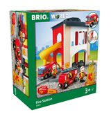 BRIO World - Gro&szlig;e Feuerwehr-Station mit Einsatzfahrzeug