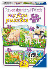 Ravensburger Kinderpuzzle - 07077 Unsere Lieblingstiere - my first puzzle mit 2,4,6,8 Teilen - Puzzle f&uuml;r Kinder ab 2 Jahren