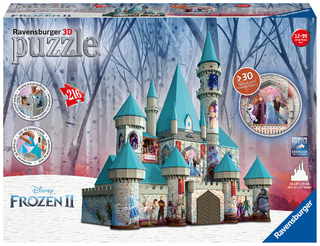 Ravensburger 3D Puzzle 11156 - Disney Frozen 2 Schloss - 216 Teile - Für alle Eisköniginnen Fans ab 10 Jahren
