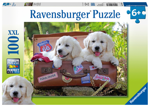 Ravensburger Kinderpuzzle - 10538 Verschnaufpause - Hunde-Puzzle f&uuml;r Kinder ab 6 Jahren, mit 100 Teilen im XXL-Format