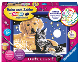 CreArt, Malen nach Zahlen Kinder - Funkelnder Sternenhimmel