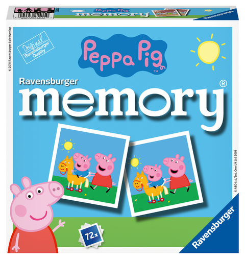 Ravensburger 21415 - Peppa Pig memory&reg;, der Spieleklassiker f&uuml;r alle Fans der TV-Serie Peppa Pig, Merkspiel f&uuml;r 2-8 Spieler ab 4 Jahren - William H. Hurter