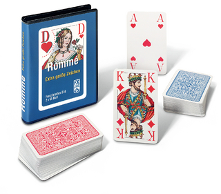 Rommé, Bridge, Canasta - Kartenspiel ab 8 Jahre