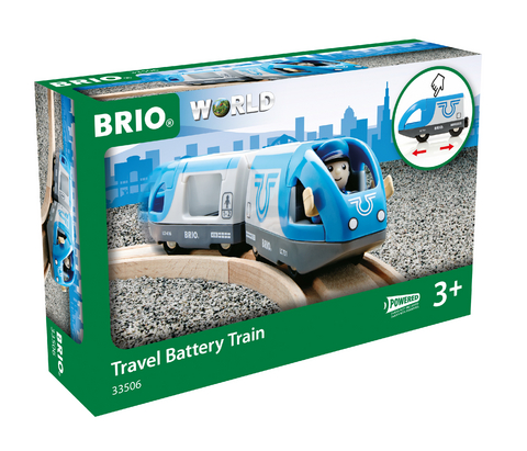 BRIO World - Blauer Reisezug