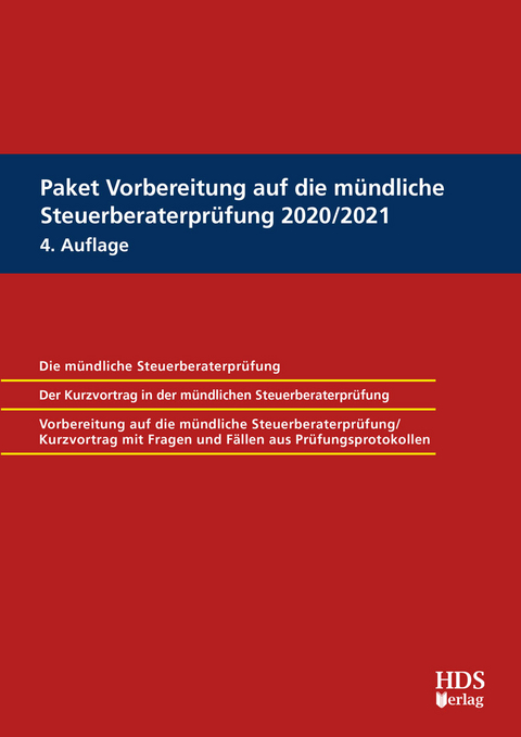 Paket Vorbereitung auf die m&uuml;ndliche Steuerberaterpr&uuml;fung 2020/2021 - Arno Barzen, Harald Dauber, Christiane Holzner, Marcus Ermers, Thomas Fr&auml;nznick, Uwe Grobsh&auml;user, Felix Hammes, Philipp Hammes, J&ouml;rg W. Hellmer, Lukas Hendricks, Ann-Kathrin Jung, Andre Kaponig, Klaus Pientka, Rolf-R&uuml;diger Radeisen, J&ouml;rg Ramb, Ralf Trabold, Sabrina B&ouml;hm