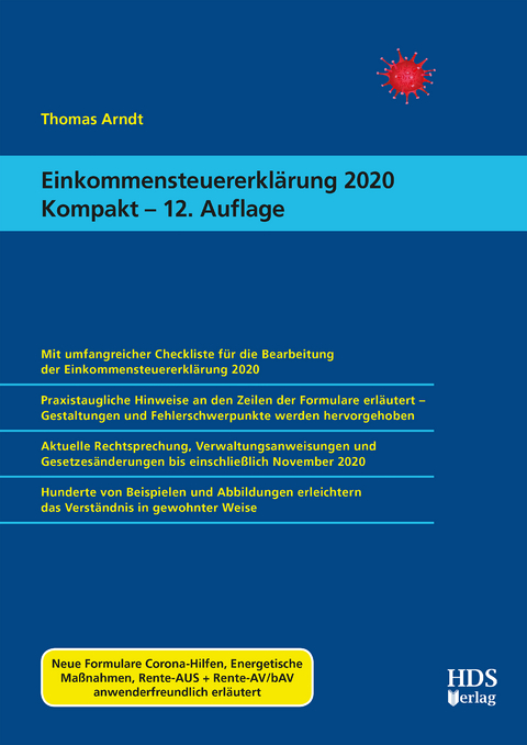 Einkommensteuererkl&auml;rung 2020 Kompakt - Thomas Arndt