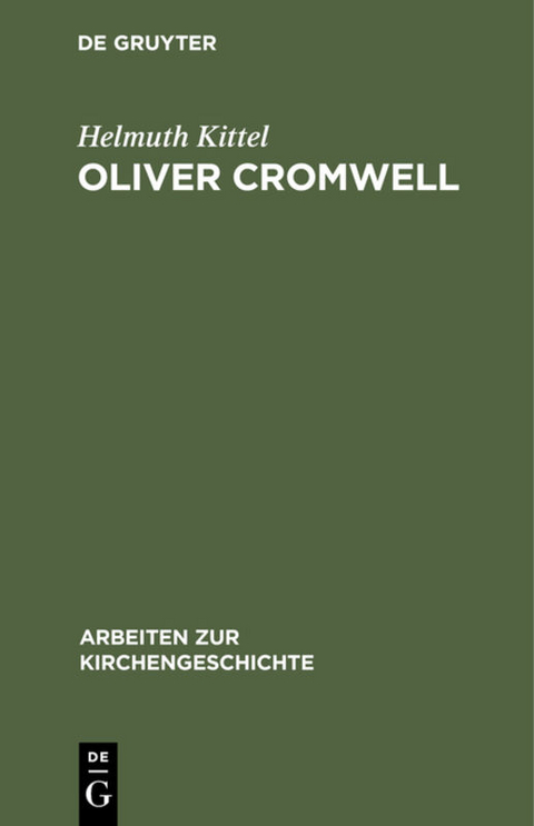 Oliver Cromwell - Helmuth Kittel