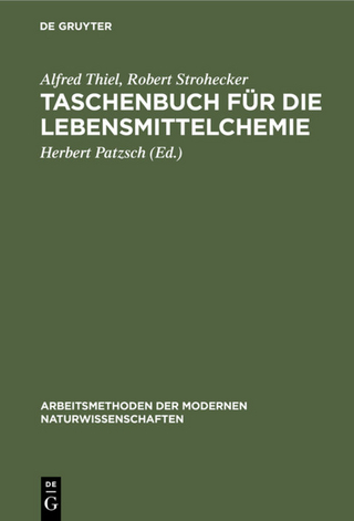 Taschenbuch für die Lebensmittelchemie