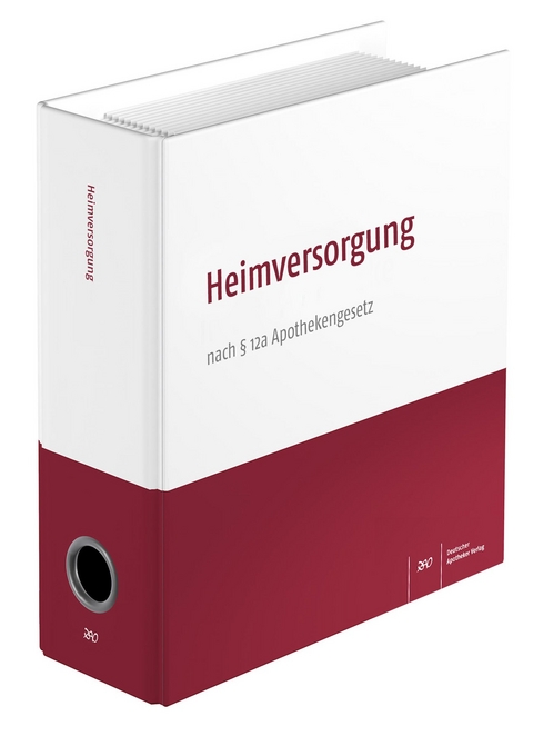 Heimversorgung nach &sect; 12a Apothekengesetz - Hilko J. Meyer
