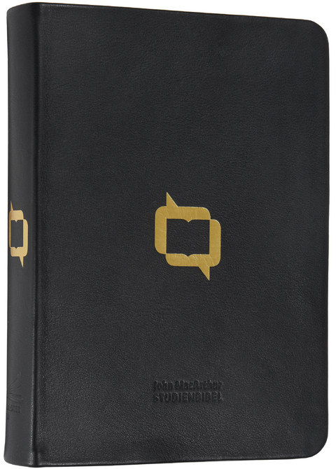 MacArthur Studienbibel &ndash; Schlachter 2000 (Softcover, schwarz, edler Rotgoldschnitt)