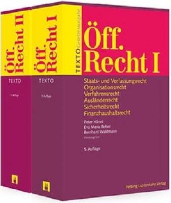Texto &Ouml;ff. Recht I + II - 
