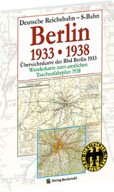&Uuml;bersichtskarten der Reichsbahndirektion Berlin April 1933 und Mai 1938 - 