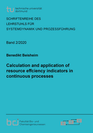 Calculation and application of resource effciency indicators in continuous processes