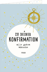 Gru&szlig;karte - Zu deiner Konfirmation alle guten W&uuml;nsche