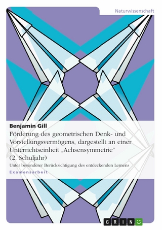 Förderung des geometrischen Denk- und Vorstellungsvermögens, dargestellt an einer Unterrichtseinheit 
