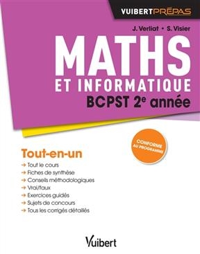 Maths et informatique BCPST 2e année : tout-en-un