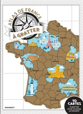 Mon atlas de France &agrave; gratter
